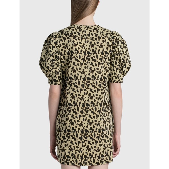 Rohe Emma Dress Pebble Print Collared Mini Dress Short Sleeve 2 US (34) Róhe NWT - Picture 6 of 16